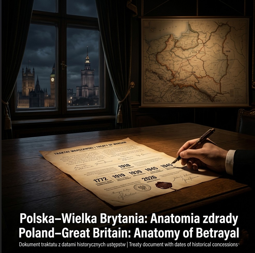 Od rozbiorów po traktat 2026 — historia stosunków polsko-brytyjskich to kronika zdrad.