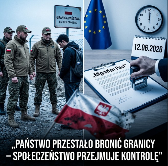 Państwo przestało bronić granicy – społeczeństwo przejmuje kontrolę. Dlaczego Polacy nie chcą cudzoziemców